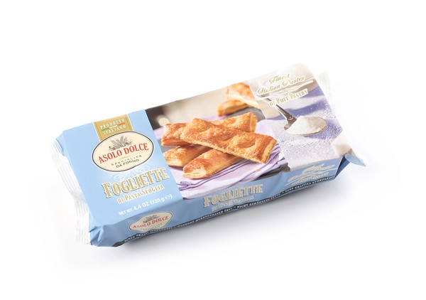 Pasta sfoglia, fogliette dolci, produzione e vendita - fogliette 125gr